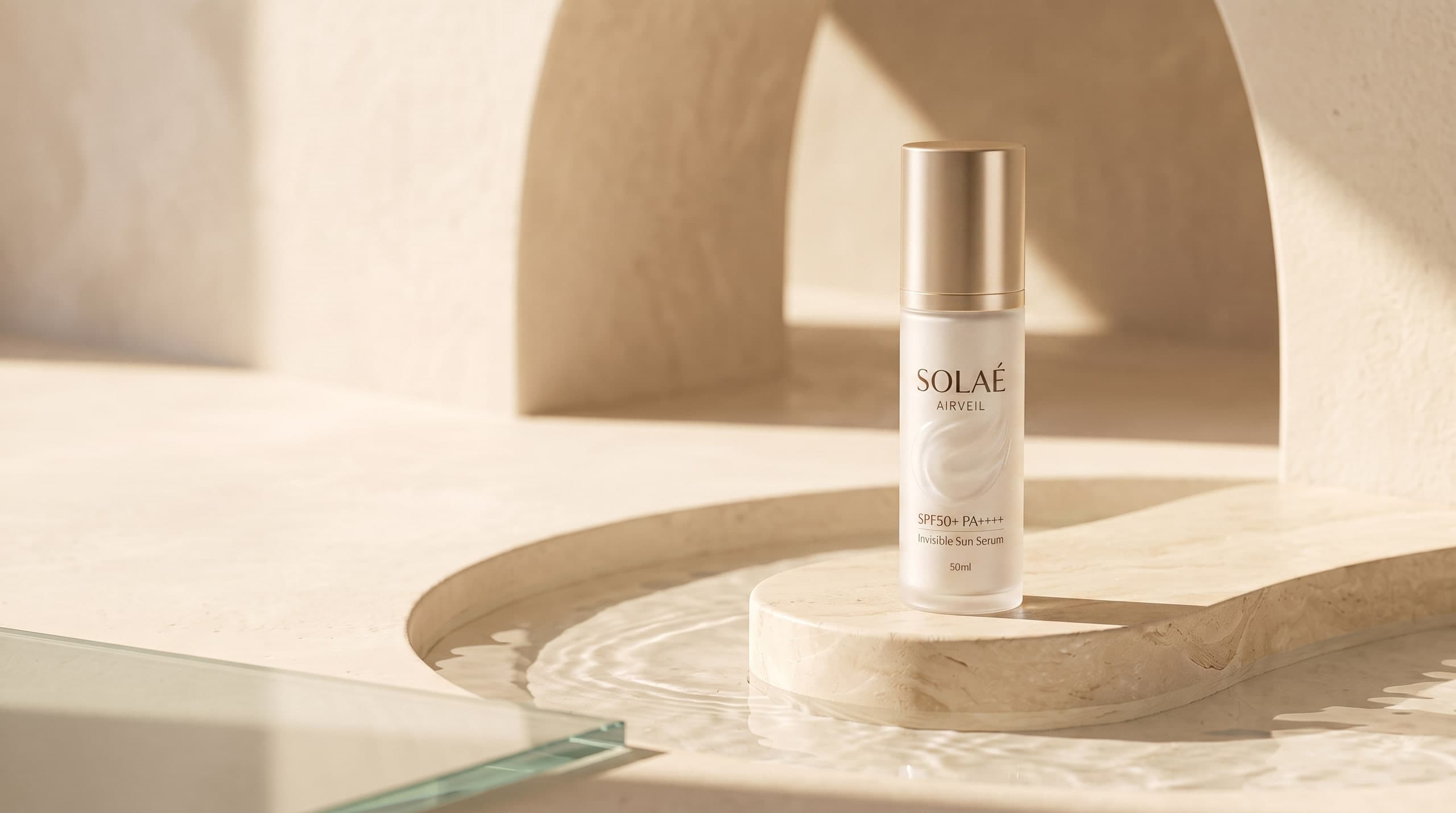 SOLAÉ — AIRVEIL — SPF50+ PA++++ Invisible Sun Serum AI Campaign Production
